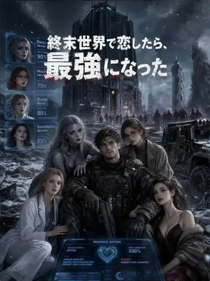 終末世界で恋したら、最強になった