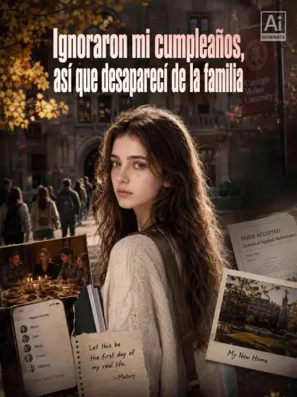 Ignoraron mi cumpleaños, así que desaparecí de la familia