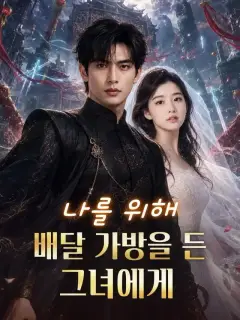 나를 위해 배달 가방을 든 그녀에게