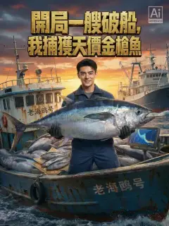 開局一艘破船,我捕獲天價金槍魚