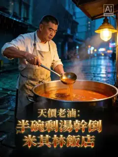 天價老滷：半碗剩湯幹倒米其林飯店